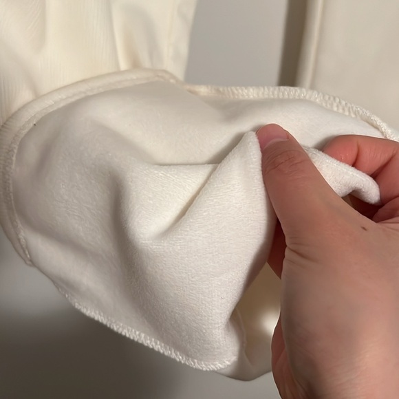 Extra Warmth Added White Straight Leg Pants - Picture 5 of 5